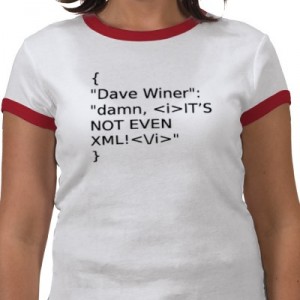 It's not even XML!